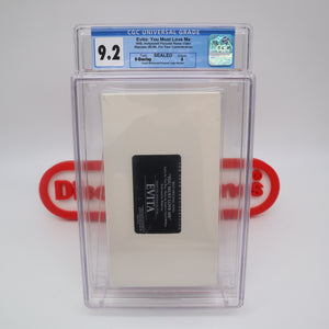 FOR YOUR CONSIDERATION FYC - EVITA: YOU MUST LOVE ME - CGC GRADED 9.2 A! NEW & Factory Sealed with Authentic H-Overlap Seam! (VHS)