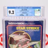 STAR STRIKE - CGC GRADED 9.2 A++! NEW & Factory Sealed! (Intellivision)