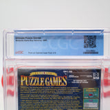 ULTIMATE PUZZLE GAMES - CGC GRADED 9.8 A++! NEW & Factory Sealed with Authentic H-Seam! (Game Boy Advance)