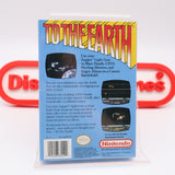 TO THE EARTH - LIGHT ZAPPER GAME - NEW & Factory Sealed with Authentic H-Seam! (NES Nintendo)