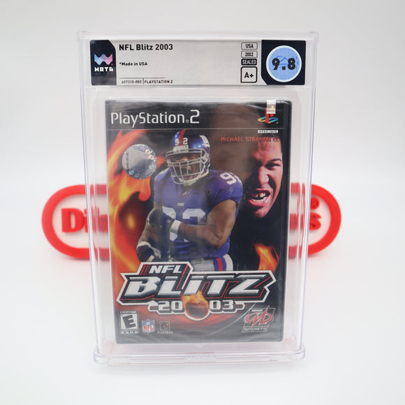 NFL BLITZ 2003 '03 FOOTBALL - WATA GRADED 9.8 A+! NEW & Factory Sealed! (PS2 PlayStation 2)