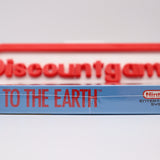TO THE EARTH - LIGHT ZAPPER GAME - NEW & Factory Sealed with Authentic H-Seam! (NES Nintendo)