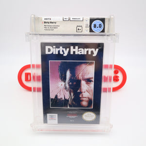 DIRTY HARRY - WATA GRADED 8.0 A+! NEW & Factory Sealed with Authentic H-Seam! (NES Nintendo)