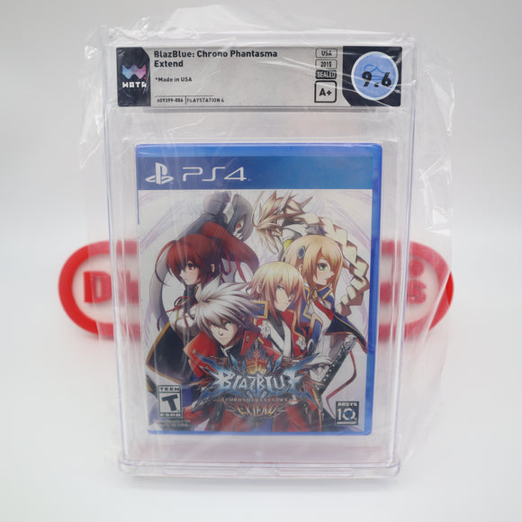 BLAZBLUE: CHRONO PHANTASMA - WATA GRADED 9.6 A+! NEW & Factory Sealed! (PS4 PlayStation 4)