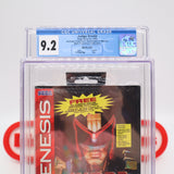 JUDGE DREDD - CGC GRADED 9.2 A+! MARK FREEDMAN COLLECTION (TMNT GUY!) NEW & Factory Sealed! (Sega Genesis)