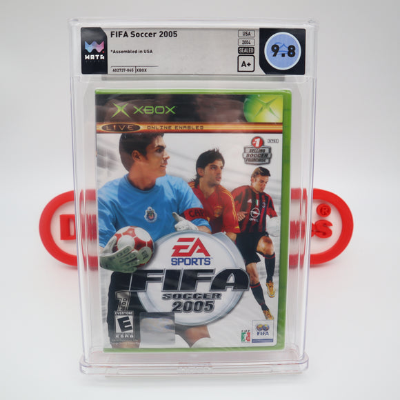 FIFA SOCCER 2005 '05 - WATA GRADED 9.8 A+! NEW & Factory Sealed! (XBOX)