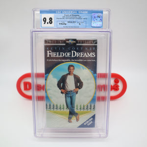 FIELD OF DREAMS - CGC GRADED 9.8 A+! NEW & Factory Sealed with Authentic V-Overlap Seam! (VHS)