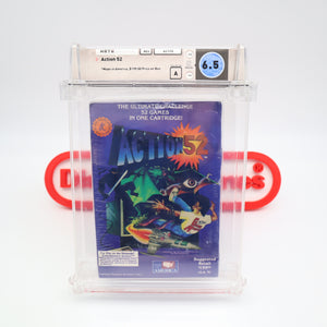 ACTION 52 - WATA GRADED 6.5 A! NEW & Factory Sealed with Authentic LRT Seam! (NES Nintendo)