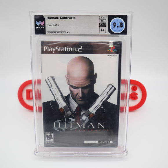 HITMAN: CONTRACTS - WATA GRADED 9.8 A+! NEW & Factory Sealed! (PS2 PlayStation 2)