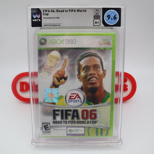 FIFA SOCCER 06 2006: ROAD TO FIFA WORLD CUP - WATA GRADED 9.6 A+! NEW & Factory Sealed! (XBox 360)