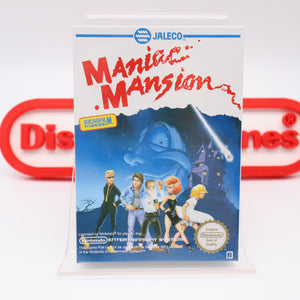 MANIAC MANSION - NEW & Factory Sealed PAL B Spanish Version! (NES Nintendo)