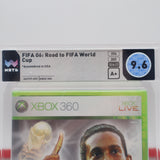 FIFA SOCCER 06 2006: ROAD TO FIFA WORLD CUP - WATA GRADED 9.6 A+! NEW & Factory Sealed! (XBox 360)