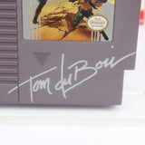 SUPER C / CONTRA II 2 - TOM DUBOIS AUTOGRAPHED CARTRIDGE (THE ORIGINAL ARTIST)! Cleaned & Tested! (NES Nintendo)
