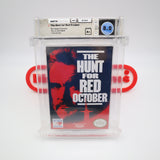 THE HUNT FOR RED OCTOBER - WATA GRADED 8.0 A+! NEW & Factory Sealed with Authentic H-Seam! (NES Nintendo)