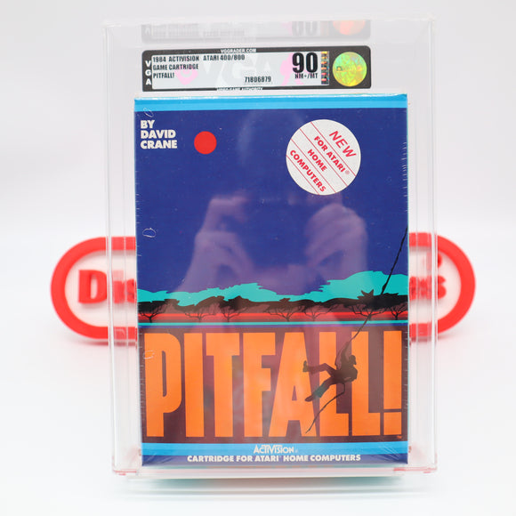 PITFALL! - VGA GRADED 90 MINT ARCHIVAL GOLD! NEW & Factory Sealed! (Atari 400/800)