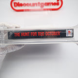 THE HUNT FOR RED OCTOBER - WATA GRADED 8.0 A+! NEW & Factory Sealed with Authentic H-Seam! (NES Nintendo)