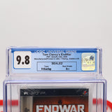 TOM CLANCY'S ENDWAR / END WAR - CGC GRADED 9.8 A++! NEW & Factory Sealed! (PSP PlayStation Portable)