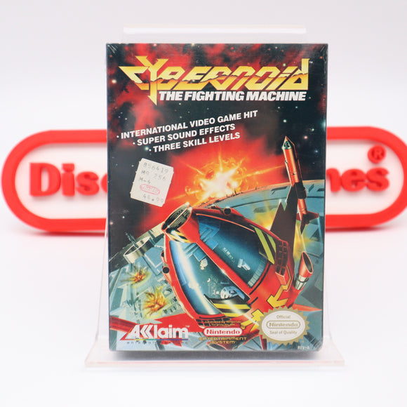 CYBERNOID: THE FIGHTING MACHINE - NEW & Factory Sealed with Authentic H-Seam! (NES Nintendo)