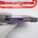 RAMPAGE - FRANK CIROCCO AUTOGRAPHED CARTRIDGE (THE ORIGINAL ARTIST)! Cleaned & Tested! (NES Nintendo)