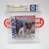 BO JACKSON BASEBALL/FOOTBALL TWO GAMES IN ONE - WATA GRADED 9.6 A! NEW & Factory Sealed with Authentic H-Seam! (Game Boy Original)