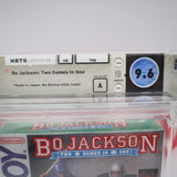 BO JACKSON BASEBALL/FOOTBALL TWO GAMES IN ONE - WATA GRADED 9.6 A! NEW & Factory Sealed with Authentic H-Seam! (Game Boy Original)