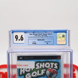 HOT SHOTS GOLF OPEN TEE 2 II - RARE DEVELOPER SUPPORT COPY! CGC GRADED 9.6 B+! NEW & Factory Sealed! (PSP PlayStation Portable)