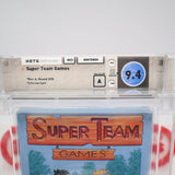 SUPER TEAM GAMES - ROUND SOQ! WATA GRADED 9.4 A! NEW & Factory Sealed with Authentic H-Seam! (NES Nintendo)