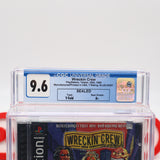 WRECKIN' CREW / WRECKING CREW - CGC GRADED 9.6 A+ POP 0! NEW & Factory Sealed! (PS1 PlayStation 1)