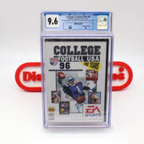 COLLEGE FOOTBALL USA 96 1996 - CGC GRADED 9.6 B+! NEW & Factory Sealed with Authentic 3-Sided Seam! (Sega Genesis)