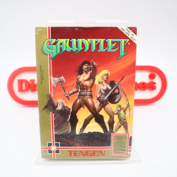 TENGEN'S GAUNTLET - NEW & Factory Sealed with Authentic V-Overlap Seam! (NES Nintendo)