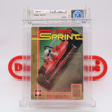 SUPER SPRINT - WATA GRADED 7.5 A! NEW & Factory Sealed with Authentic V-Overlap Seam! (NES Nintendo)