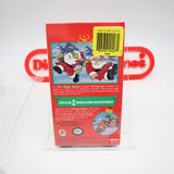 SUPER MARIO BROS. CHRISTMAS ADVENTURES! NEW & Factory Sealed with Authentic 3-Sided Seam! (VHS)