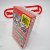 SUPER MARIO BROS. CHRISTMAS ADVENTURES! NEW & Factory Sealed with Authentic 3-Sided Seam! (VHS)