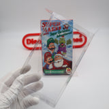 SUPER MARIO BROS. CHRISTMAS ADVENTURES! NEW & Factory Sealed with Authentic 3-Sided Seam! (VHS)