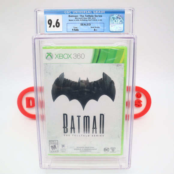 BATMAN: THE TELLTALE SERIES - CGC GRADED 9.6 A++! NEW & Factory Sealed! (XBox 360)