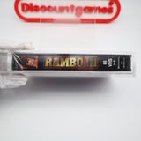 RAMBO III 3 - IGS GRADED 8.5 BOX & 7.5 SEAL! NEW & Factory Sealed with Authentic V-Overlap Seam! (VHS)