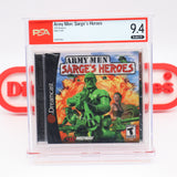ARMY MEN: SARGE'S HEROES - PSA/WATA GRADED 9.4 A+! NEW & Factory Sealed! (Sega Dreamcast)