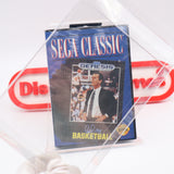 PAT RILEY BASKETBALL - NEW & Factory Sealed with Authentic Tube Seal! (Sega Genesis)