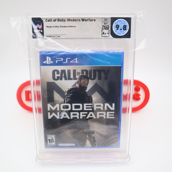 CALL OF DUTY: MODERN WARFARE - WATA GRADED 9.8 A++! NEW & Factory Sealed! (PS4 PlayStation 4)