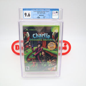 CHARLIE AND THE CHOCOLATE FACTORY - CGC GRADED 9.6 A+! NEW & Factory Sealed! (XBOX)