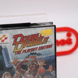 DOUBLE DRIBBLE: THE PLAYOFF EDITION - NEW & Factory Sealed with Authentic 3-Sided Seam! (Sega Genesis)