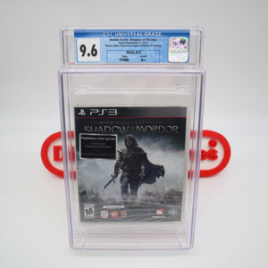 LORD OF THE RINGS MIDDLE-EARTH: SHADOWS OF MORDOR - EXCLUSIVE LEGION EDITION! - CGC GRADED 9.6 A++! NEW & Factory Sealed! (PS3 PlayStation 3)