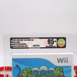 SUPER PAPER MARIO - VGA GRADED 95+ MINT GOLD UNCIRCULATED! NEW & Factory Sealed! (Nintendo WII)