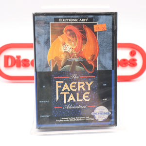 THE FAERY TALE ADVENTURE - NEW & Factory Sealed with Authentic 3-Sided Seam! (Sega Genesis)