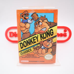 DONKEY KONG CLASSICS - NEW & Factory Sealed with Authentic H-Seam! (NES Nintendo)