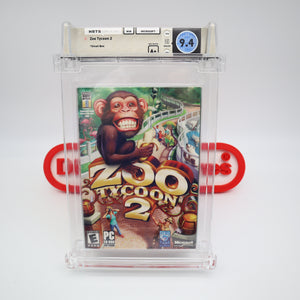 ZOO TYCOON 2 II - WATA GRADED 9.4 A+! NEW & Factory Sealed! (PC Computer Game)