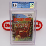 DONKEY KONG COUNTRY RETURNS - CGC GRADED 9.0 A! NEW & Factory Sealed! (Nintendo Wii)