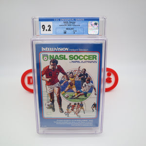 NASL SOCCER - CGC GRADED 9.2 A! NEW & Factory Sealed! (Intellivision)