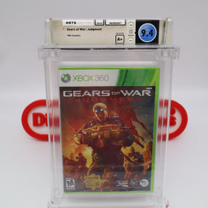 GEARS OF WAR: JUDGMENT - WATA GRADED 9.4 A+! NEW & Factory Sealed! (XBox 360)