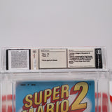 SUPER MARIO BROS. 2 BROTHERS II - WATA GRADED 7.5 A! NEW & Factory Sealed with Authentic H-Seam! (NES Nintendo)